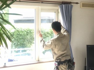 函館市東山で網戸交換工事