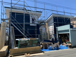 函館市高丘町にある住宅の屋根と外壁のリフォーム工事