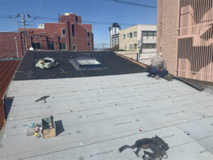 函館市大手町にある住宅の屋根葺き替え工事
