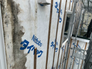 北斗市にある戸建て住宅の外壁貼替工事