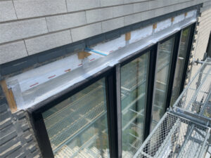 函館市桔梗町にある住宅の乾式タイル外壁雨漏れ修繕工事