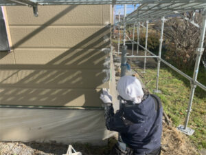 函館市亀田郡七飯町大川にある住宅の屋根、外壁塗装工事