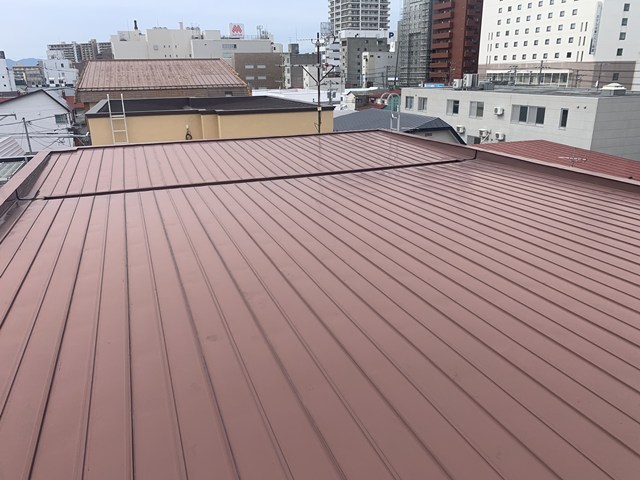 函館市本町屋根葺き替え工事マルサ佐藤建設