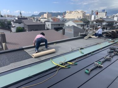函館市本町屋根葺き替え工事マルサ佐藤建設