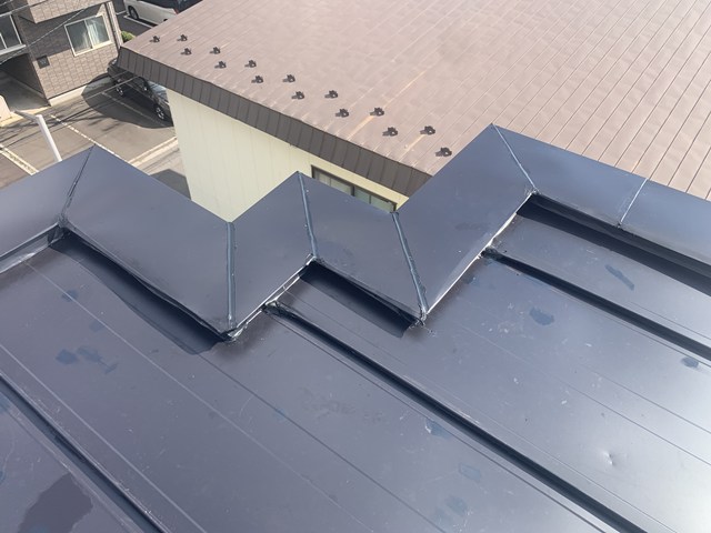 函館市本町屋根葺き替え工事マルサ佐藤建設