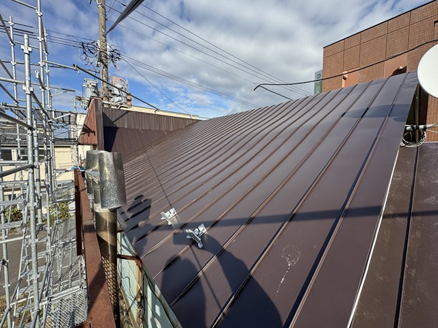 函館市豊川町屋根葺き替え工事マルサ佐藤建設