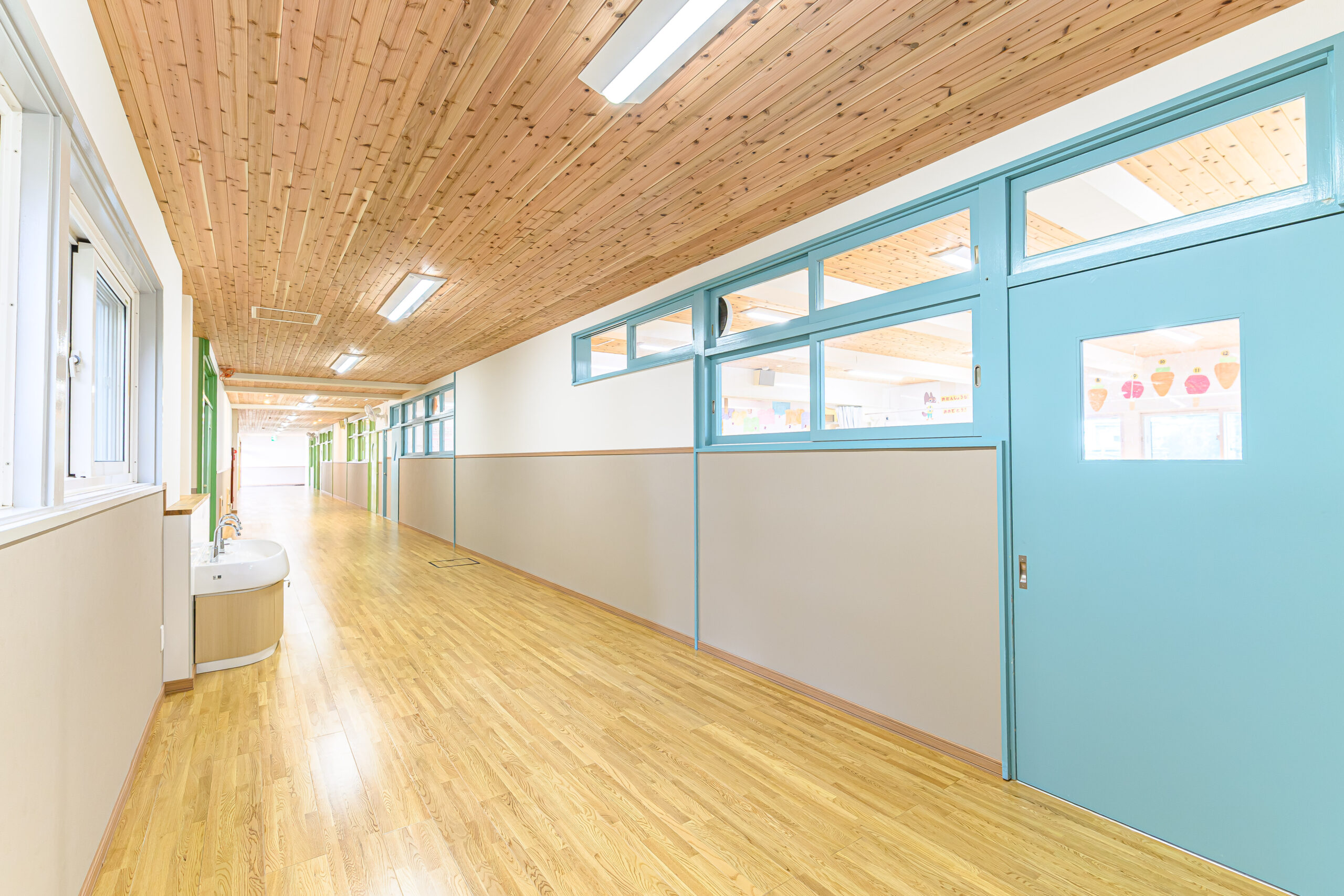 七飯南幼稚園　内装改修　マルサ佐藤建設